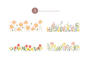 Bloom Vector Illustration & Patterns, a Decorative Illustration by Inna Moreva (Thumbnail 9 of 14)