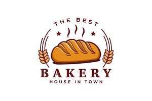 Bakery Logo Design Vector Template