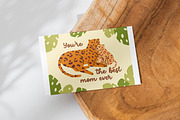 Happy Mothers day cards with animals, a Background Graphic by Good Studio (Thumbnail 10 of 10)