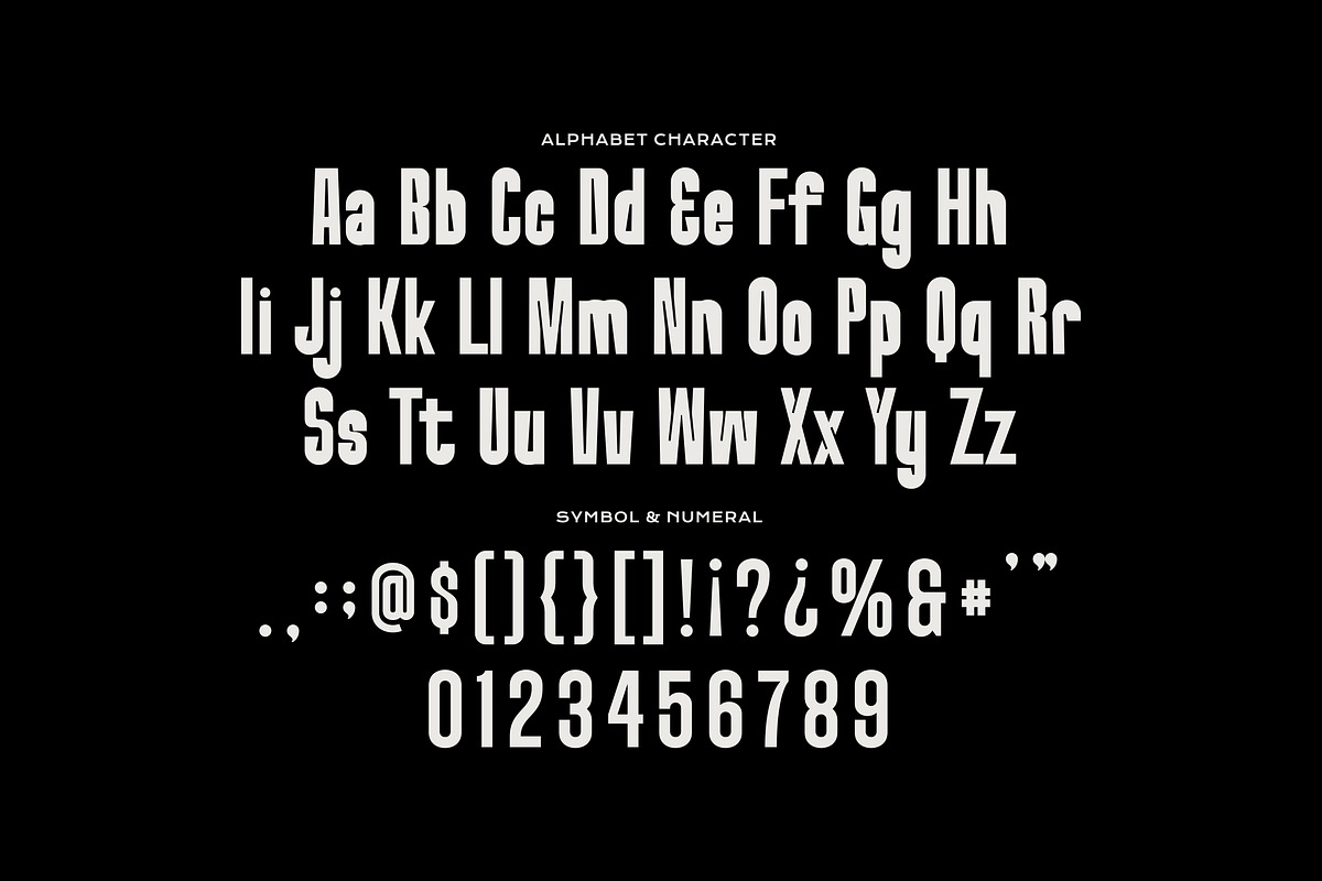 Dormanc Northy - Condensed Font, a Sans Serif Font by Imoodev (Photo 5 of 5)