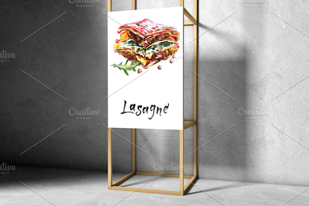 Mediterranean food-3, a Food Illustration by miminoshka (Photo 5 of 12)