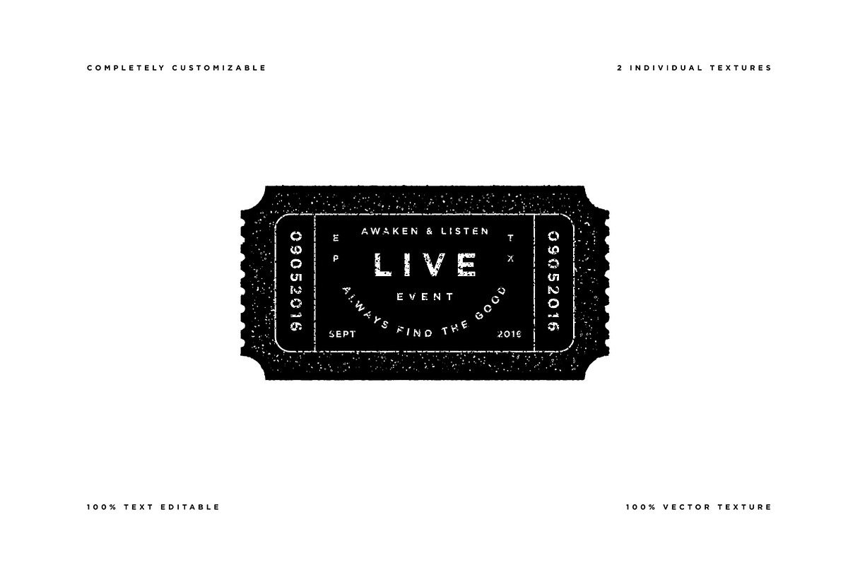 Ticketed Template, an Object Graphic by Misc. Loot Co. (Photo 3 of 5)