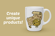 Find treasure on map illustration, an Object Illustration by gunaonedesign (Thumbnail 2 of 5)