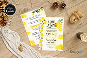 Sweet Little One Lemon Baby Shower, a Card Template by Snapybiz (Thumbnail 1 of 10)