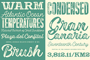 Las Palmas vintage font collection, a Script Font by Fenotype (Thumbnail 3 of 10)