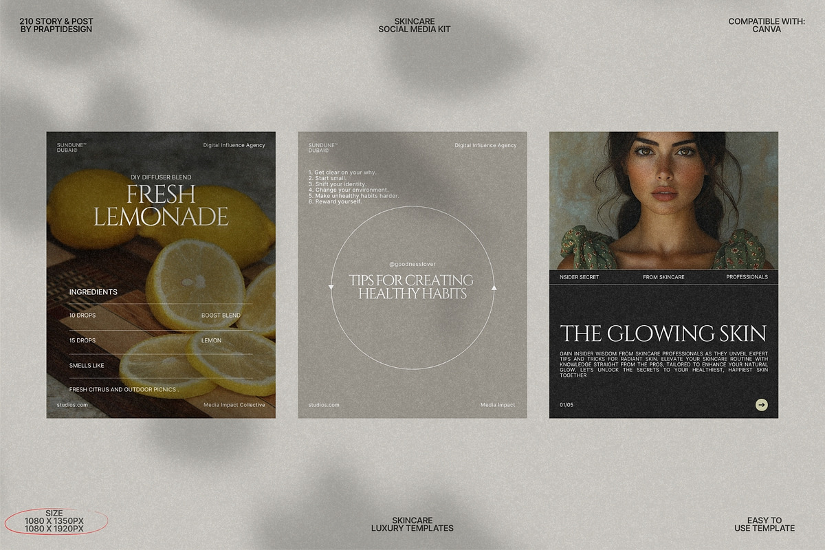 Clean Skincare Story & Post Kit preview 8