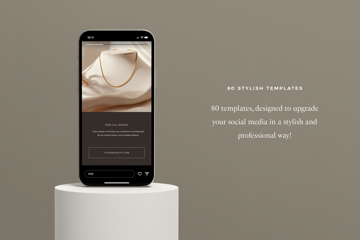 Kate Lou Social Media Kit, a Social Media Template by Ruben Stom (Photo 9 of 20)