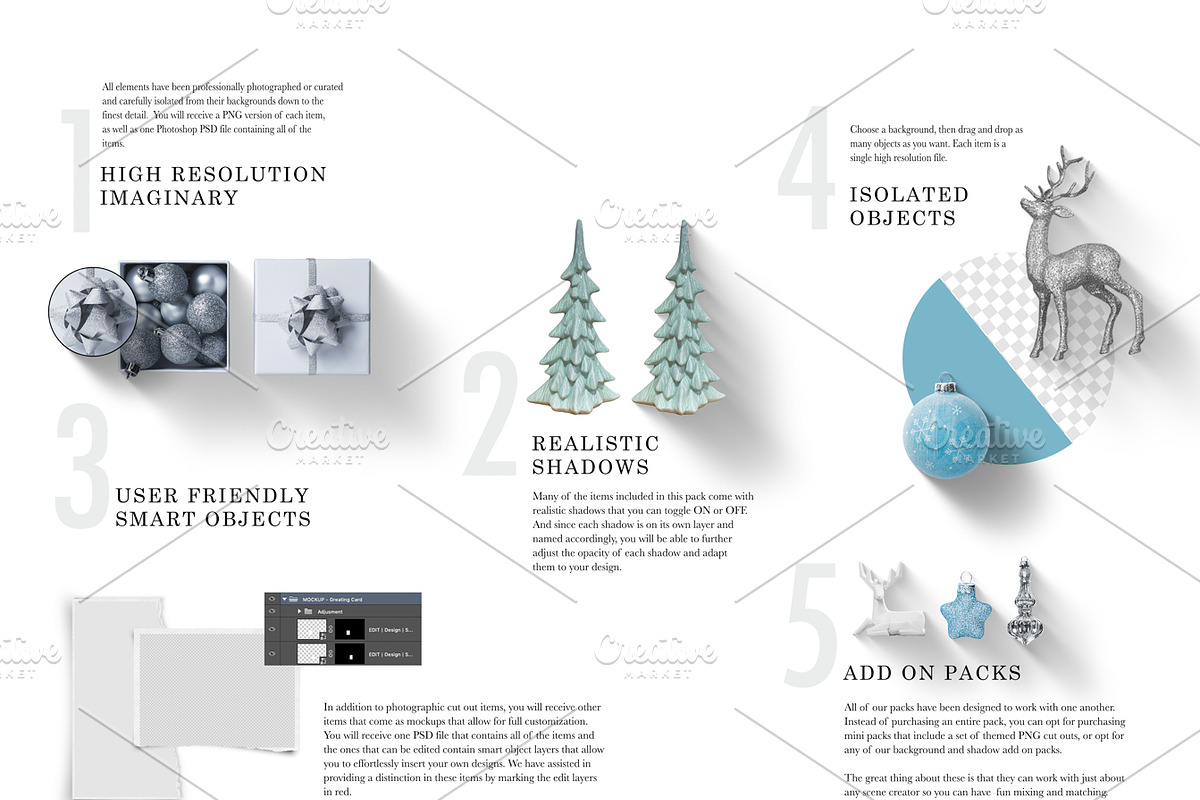 06_Blue and Silver Christmas Scene, a Books & Magazine Mockup by Kzara Visual Concepts (Photo 4 of 7)