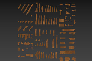 Molding Kitbash V1 - 128 Profile Set