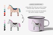 Scandi Folk Art collection, a Decorative Illustration by alenaganzhela (Thumbnail 8 of 10)