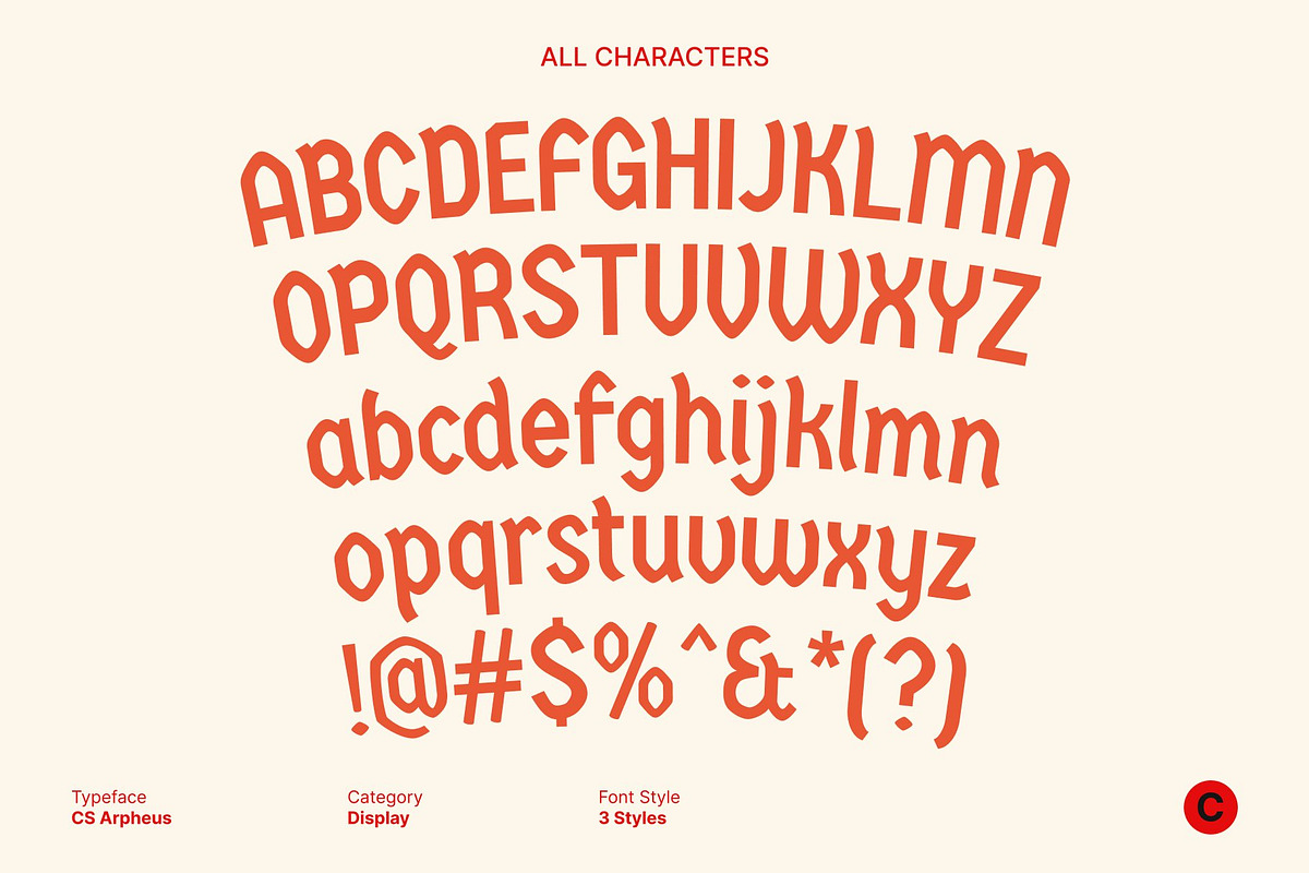 CS Arpheus – Display Sans Serif, a Sans Serif Font by Craft Supply Co. (Photo 8 of 8)
