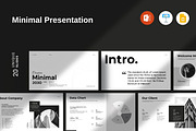 Minimal Presentation Template, a Presentation Template by Alvi-Studio (Thumbnail 1 of 8)