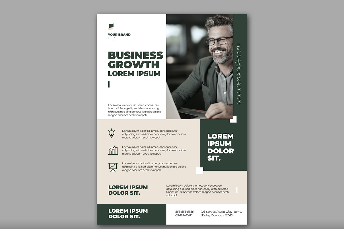 Business Growth Flyer, a Templates & Theme by studiogstock (Photo 2 of 3)