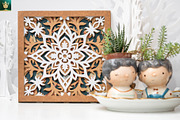 Decorative Mandala 3D Layered SVG, a Decorative Illustration by pixaroma (Thumbnail 2 of 10)