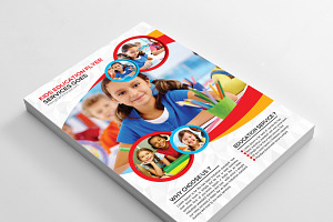 School Education Flyer Templates, a Flyer Template by graphicforest