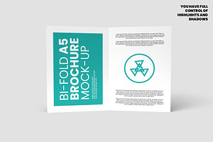 Bi-Fold A5 Brochure Mock-up