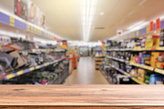 Wooden Table with Blurred Grocery St, a Food & Drink Photo by idea_design (Thumbnail 7 of 9)