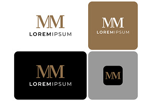 Letter MM Serif Elegant Logo, a Branding & Logo Template by ika trisiana