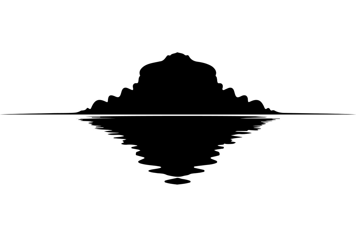 Lake Reflection Silhouette, an Object Graphic by Designer_Momina (Photo 18 of 20)
