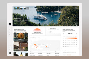 Smart Travel Discovery Dashboard UI, an UI Kit Template by Wencory