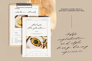Mycella | Organic Calligraphy Font