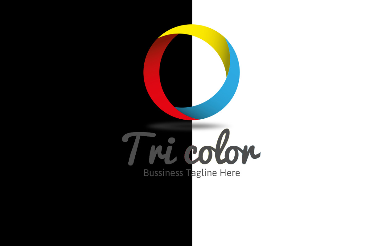 Tri Color Logo, a Branding & Logo Template by HubaStudio (Photo 2 of 4)