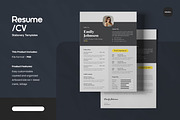 Resume/CV – Vol. 10.2, a Resume Template by kdadan. (Thumbnail 1 of 4)