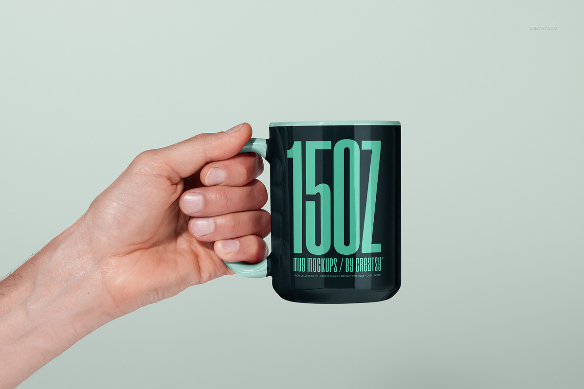Mug Mockup Set 15oz Many Views, a Merchandise Mockup by creatsy5 (Photo 5 of 33)