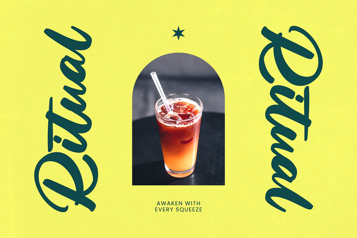 Factun Blacki Bold Calligraphy Font, a Script Font by Letterena Studios Script (Photo 5 of 20)