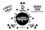 Vegan lettering, a Food Illustration by inifer (Thumbnail 1 of 2)