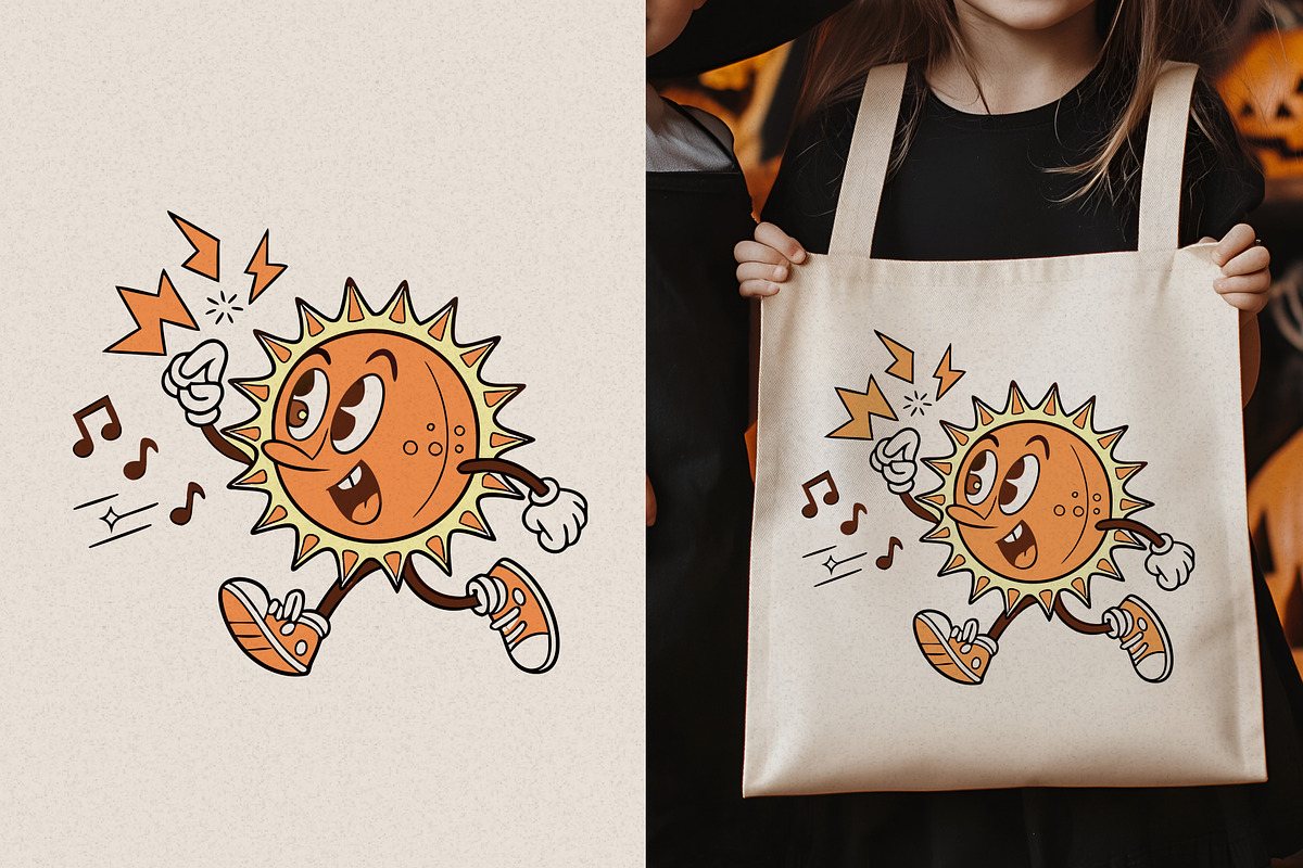 Trendy Cartoon Illustration Set, an Illustration by Helospace (Photo 2 of 10)