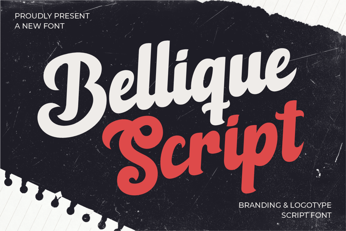 Bellique Logo Script Font, a Script Font by PutraCetol Studio (Photo 1 of 5)