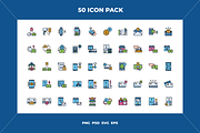 Payment icons, an Outline Icon by Wencory (Thumbnail 1 of 2)