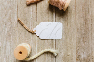 Gift Tag Mockup, a Cups & Container Mockup by Pure Elements Stock
