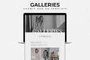 Gallery Showit Website Template, a Landing Page Template by Blush Created (Thumbnail 1 of 10)