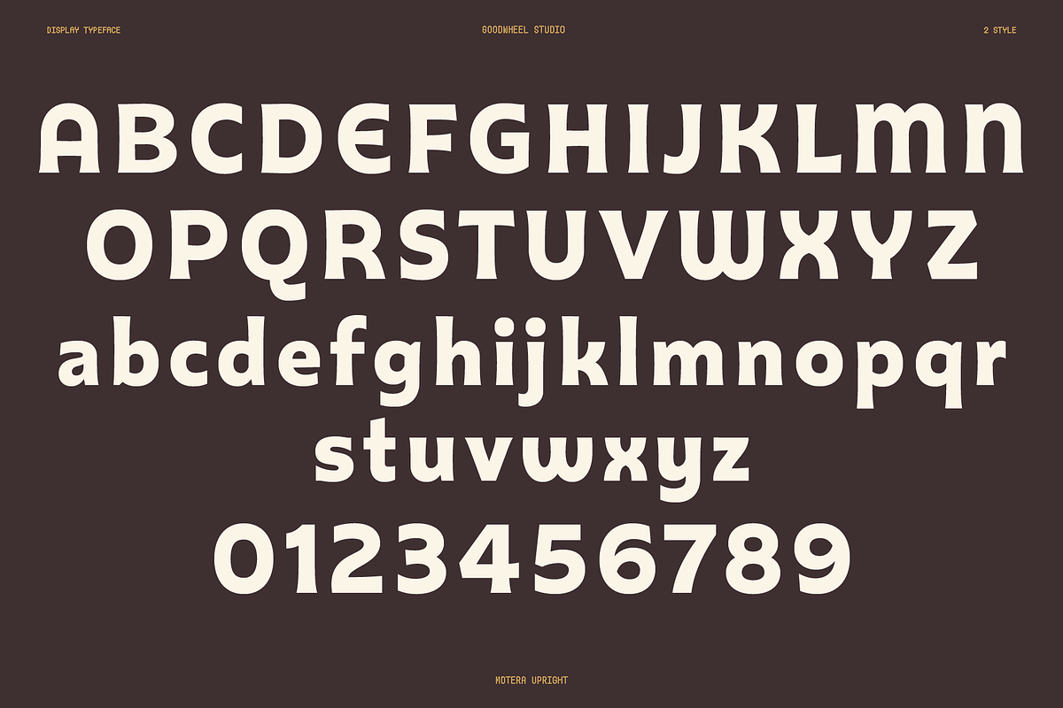 Motera, a Sans Serif Font by Goodwheel Studio (Photo 5 of 11)