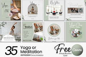 YOGA Canva Templates