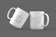 Crystals vector shapes, an Object Illustration by MalinaShop (Thumbnail 4 of 5)