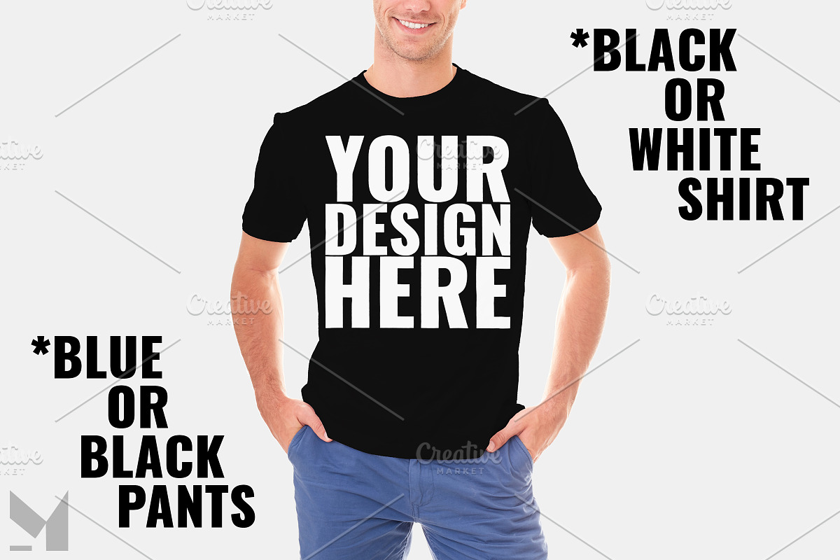 Men's T-Shirt Mockup, a Shirt Mockup by THE MOCKUP SHOP (Photo 4 of 5)