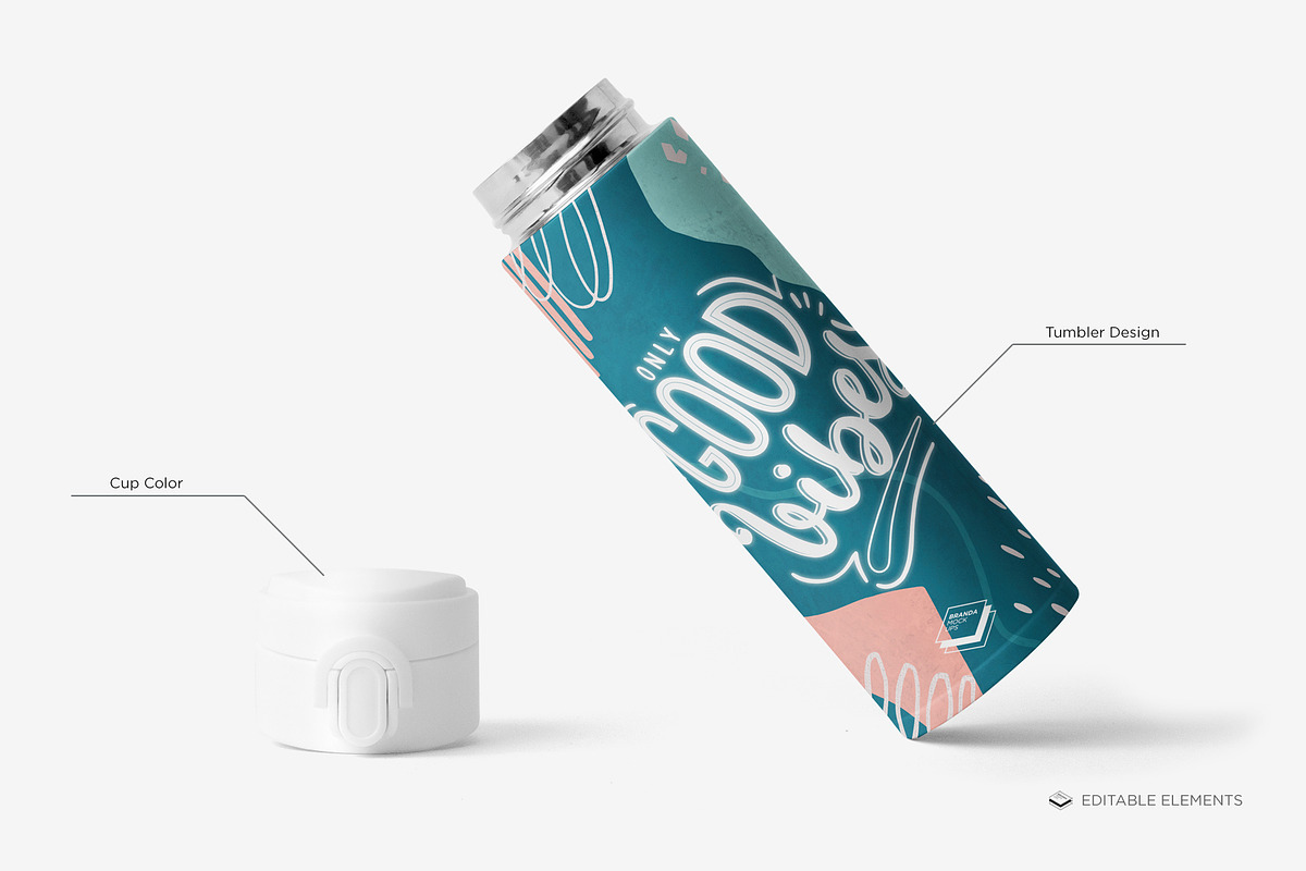 Tumbler 2 Mock-up, a Cups & Container Mockup by Branda Keeps (Photo 4 of 17)