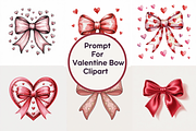Prompt for Valentine Bow Clipart, a Graphic by Milano Creative (Thumbnail 1 of 4)