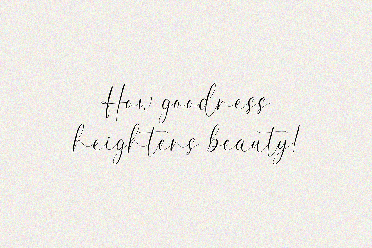 Amellina - A lovely Calligraphy Font, a Script Font by Pen Culture (Photo 5 of 10)
