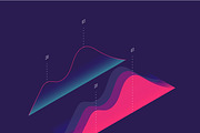 Isometric infographics visualization, a Templates & Theme by majcot (Thumbnail 4 of 6)