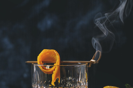 Whiskey orange cocktail featuring cocktail, orange, and bar, a Food & Drink Photo by Natasha Breen