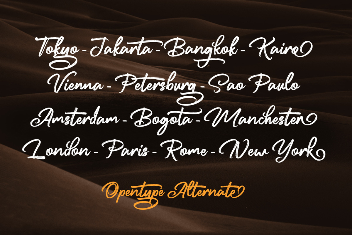 Knightorns - Handwritten Font preview 2
