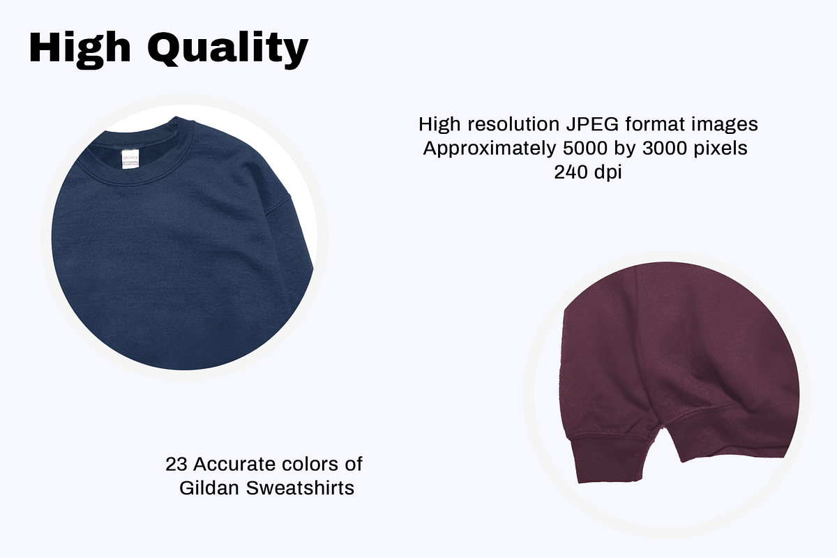 Gildan Sweatshirt Mockup Bundle, a Hoody Mockup by creativsupply (Photo 3 of 5)