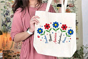 Boho Floral USA T-shirt America, a Seasonal Illustration by Designking (Thumbnail 3 of 4)