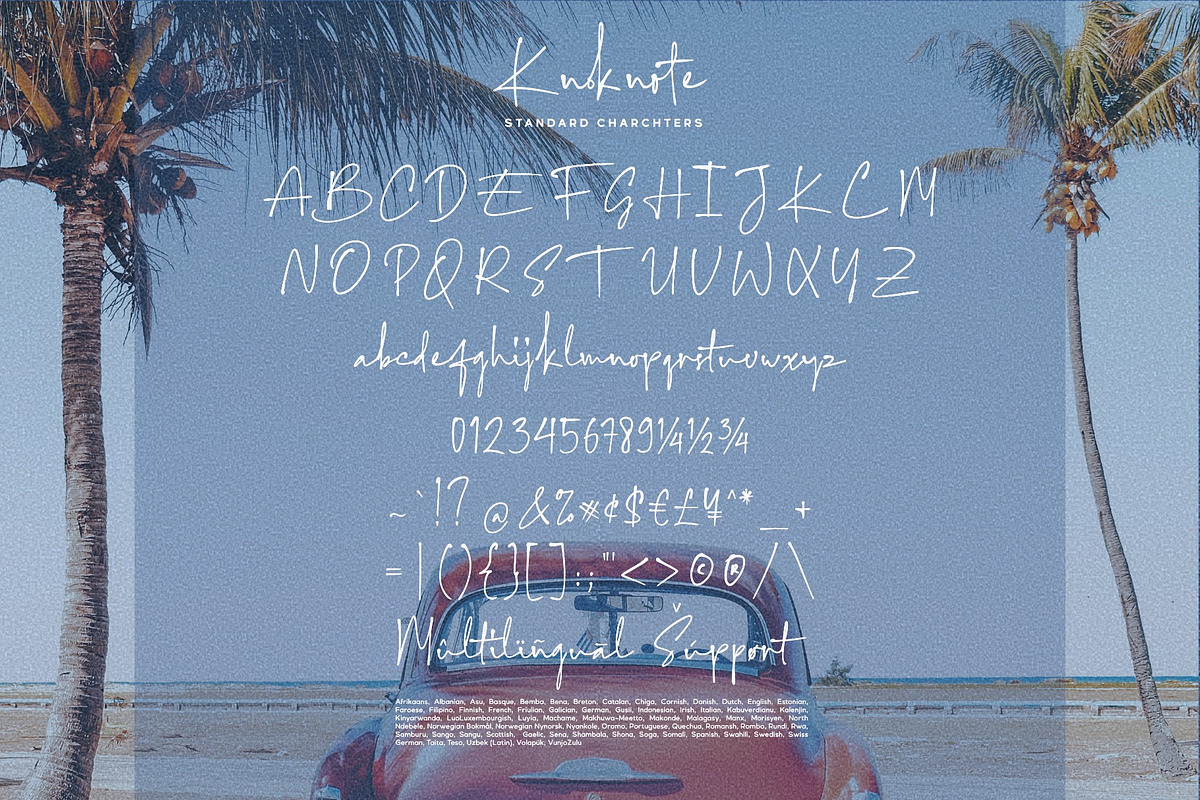 Knoknote / handwritten typeface, a Handwritten Font by Java pep (Photo 14 of 14)