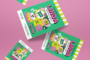 Green Pink Teen Birthday Invitation, an Invitation Template by graphicook (Thumbnail 3 of 6)