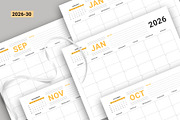 Monthly Planner Bundle 2026-2030, a Stationery Template by Design Zone (Thumbnail 2 of 8)